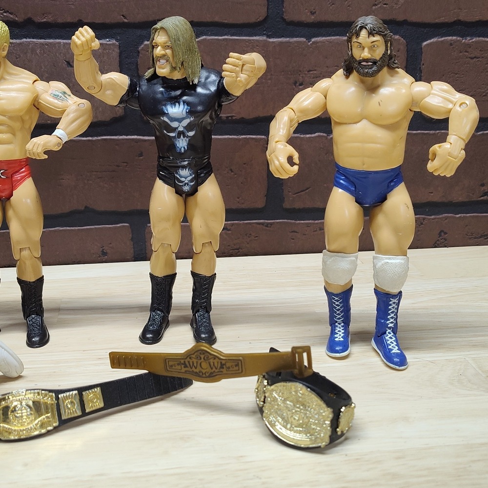 Lot of 2003 Jakks Pacific Wrestling figures and belts - Picture 4 of 14